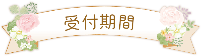 リラックマ ウエディング フェスティバル 受付期間